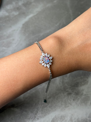 Australian Opal Bracelet, gemstone jewellery (view 2)