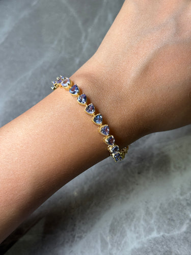 Tanzanite Bracelet, gemstone jewellery (view 3)