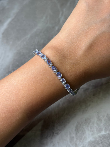 Tanzanite Bracelet, gemstone jewellery (view 2)
