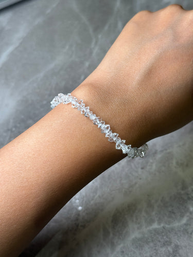 Herkimer Diamond Bracelet, gemstone jewellery (view 3)