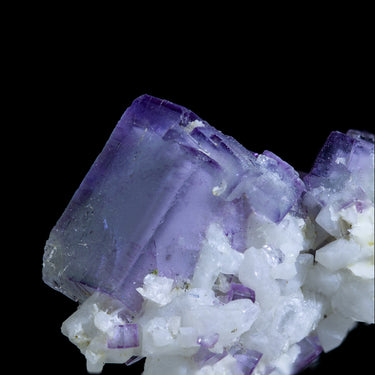 Porcelain Fluorite Cluster, natural mineral specimen (view 3)