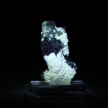Muscovite & Schorl On Fluorite, natural mineral specimen from Kudubis Farm 19, Namibia (view 3)