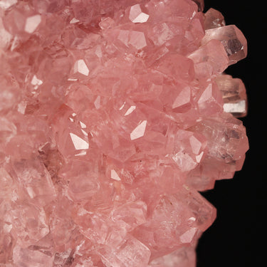 Cobaltoan Calcite, natural mineral specimen from Bou Azzer mining district, Morocco (view 2)