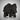 Black Obsidian Elephant