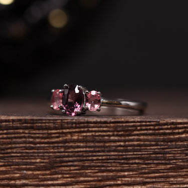 Spinel + Tourmaline Ring, gemstone jewellery (view 2)