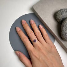 Load image into Gallery viewer, Amethyst Square Ring
