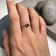 Load image into Gallery viewer, Smokey Quartz Heart Ring
