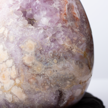 Load image into Gallery viewer, Amethyst Egg with Flower Agate
