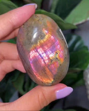 Load image into Gallery viewer, Labradorite palmstone
*Double sided*
