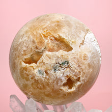 Load image into Gallery viewer, Brazilian Pink Amethyst Geode Sphere 🌸
