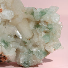 Load image into Gallery viewer, Green Apophyllite With Stilbite Stalactite
